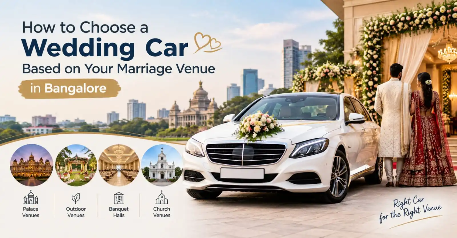 wedding car rental in Bangalore