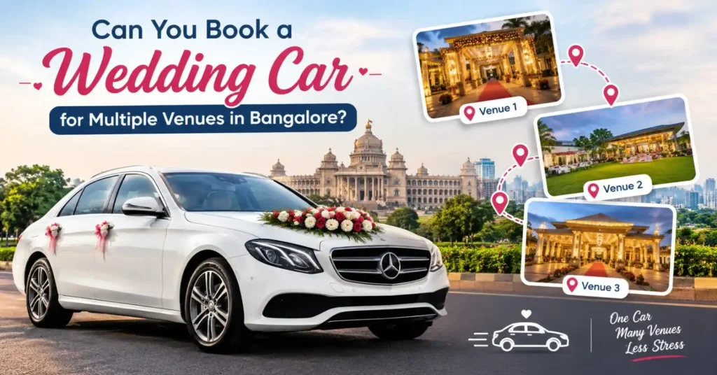 wedding car rental in Bangalore